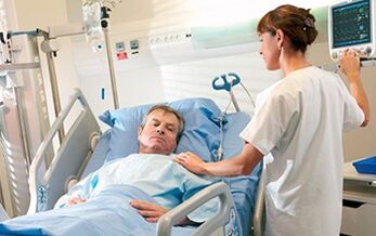 Finding a man in the hospital after penile enlargement surgery