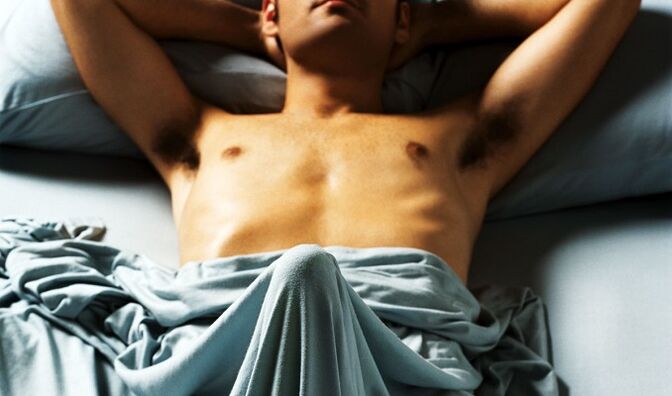 A man with an enlarged penis